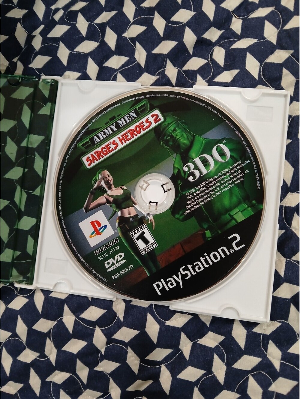 Army Men: Sarge's Heroes 2 (Sony PlayStation 2, 2001) PS2